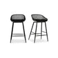 Piazza - Outdoor Counter Counter Stool (Set of 2) - Black