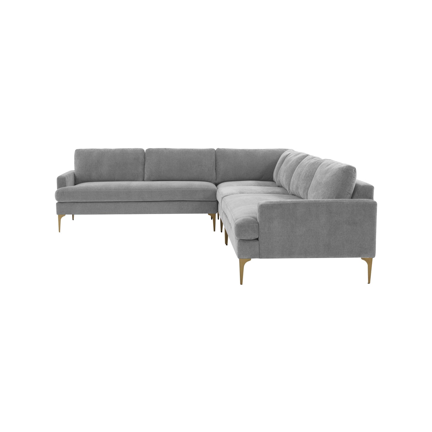 Serena - Velvet Large L-Sectional