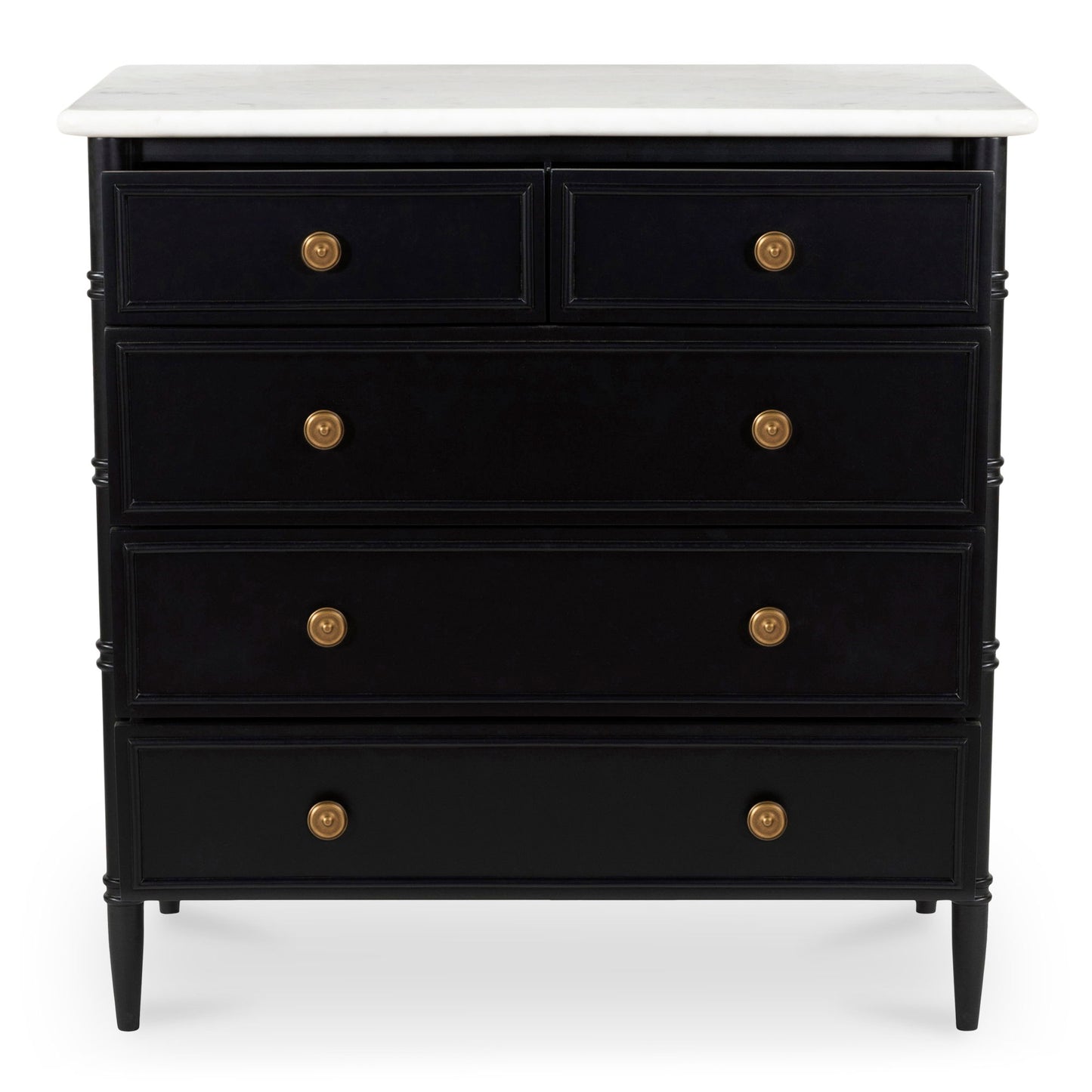 Eleanor - 5 Drawer Chest - Black