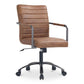 Roy - Office Chair Open Road Leather - Brown