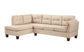 Dalia - Linen Modern Sectional Sofa With Chaise