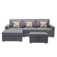 Nolan - 4 Piece Reversible Sectional Sofa Chaise With Interchangeable Legs