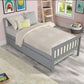 Twin Bed With Trundle, Platform Bed Frame With Headboard And Footboard, For Bedroom Small Living Space, No Box Spring Needed