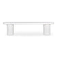 Eris - Outdoor Dining Bench - White