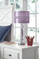 Nyssa - Purple - Metal Table Lamp