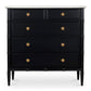 Eleanor - 5 Drawer Chest - Black