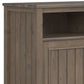 Lev - Medium Storage Cabinet - Smoky Brown