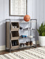 Maccenet - Grayish Brown / Gunmetal - Shoe Rack