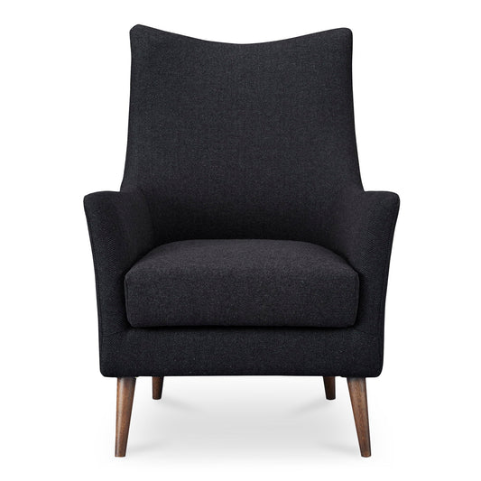 Fisher - Armchair - Charcoal Wool Blend