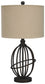 Manasa - Dark Brown - Metal Table Lamp