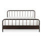 Vivian - King Bed - Dark Brown