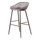 Piazza - Outdoor Barstool Barstool (Set of 2) - Gray