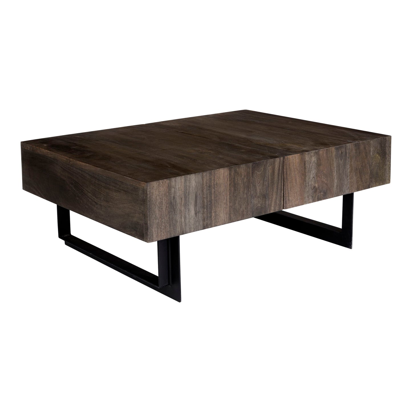 Tiburon - Storage Coffee Table - Dark Gray Brown