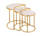 Crescent - Nesting Tables - White