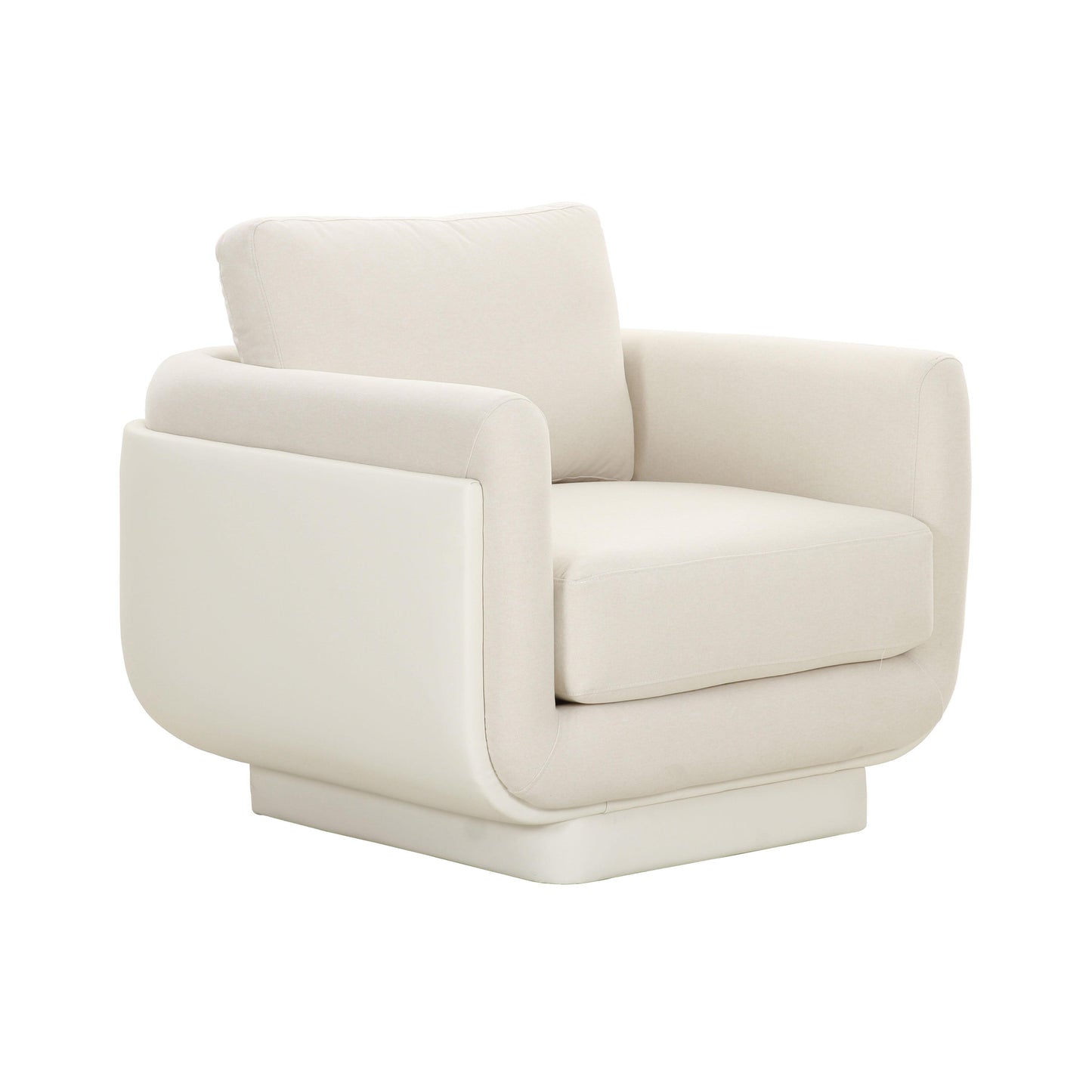 Rhonnie - Monotone Armchair - Cream