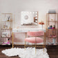 Lola - Vanity Mirror - Pearl Silver