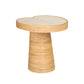 Felicia - Tall Lilypad Side Table - Natural