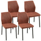 Dining Chairs Living Room Chair Modern Kitchen Armless Side Chair With Metal Legs