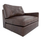 Thurlow - Right Arm Facing Chair Leather - Espresso Brown