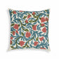 Tulip - Embroidered Floral Wool Square Accent Cushion - Multi