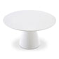 Otago - Round Dining Table - High Gloss White