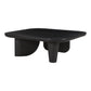 Era - Coffee Table Large - Black - Acacia Wood