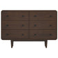 Alexa - Mid-Century Modern Dresser - Brown