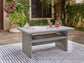 Naples Beach - Light Gray - Rect Multi-use Table