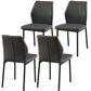 Dining Chairs Living Room Chair Modern Kitchen Armless Side Chair With Metal Legs