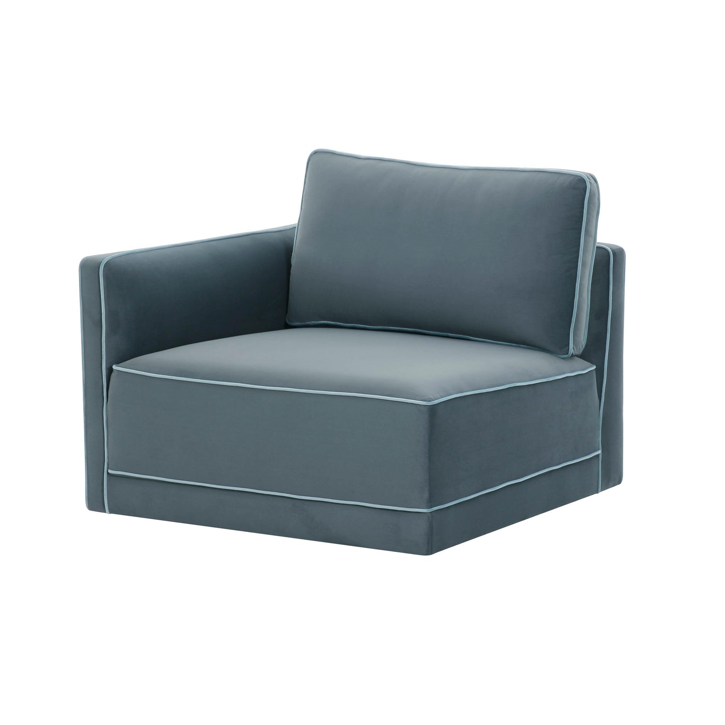 Willow - LAF Corner Chair - Misty Blue