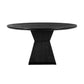 Nolan - Round Wood Dining Table - Black