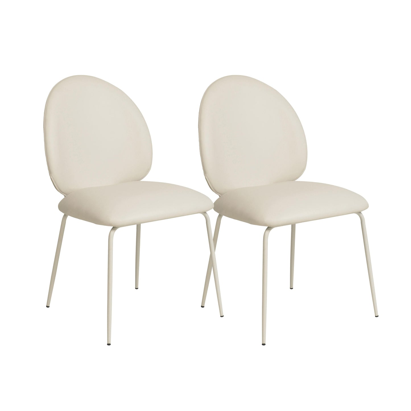 Lauren - Vegan Leather Kitchen Chairs (Set of 2)