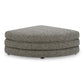 Lowtide - Curved Ottoman - Surie Shadow