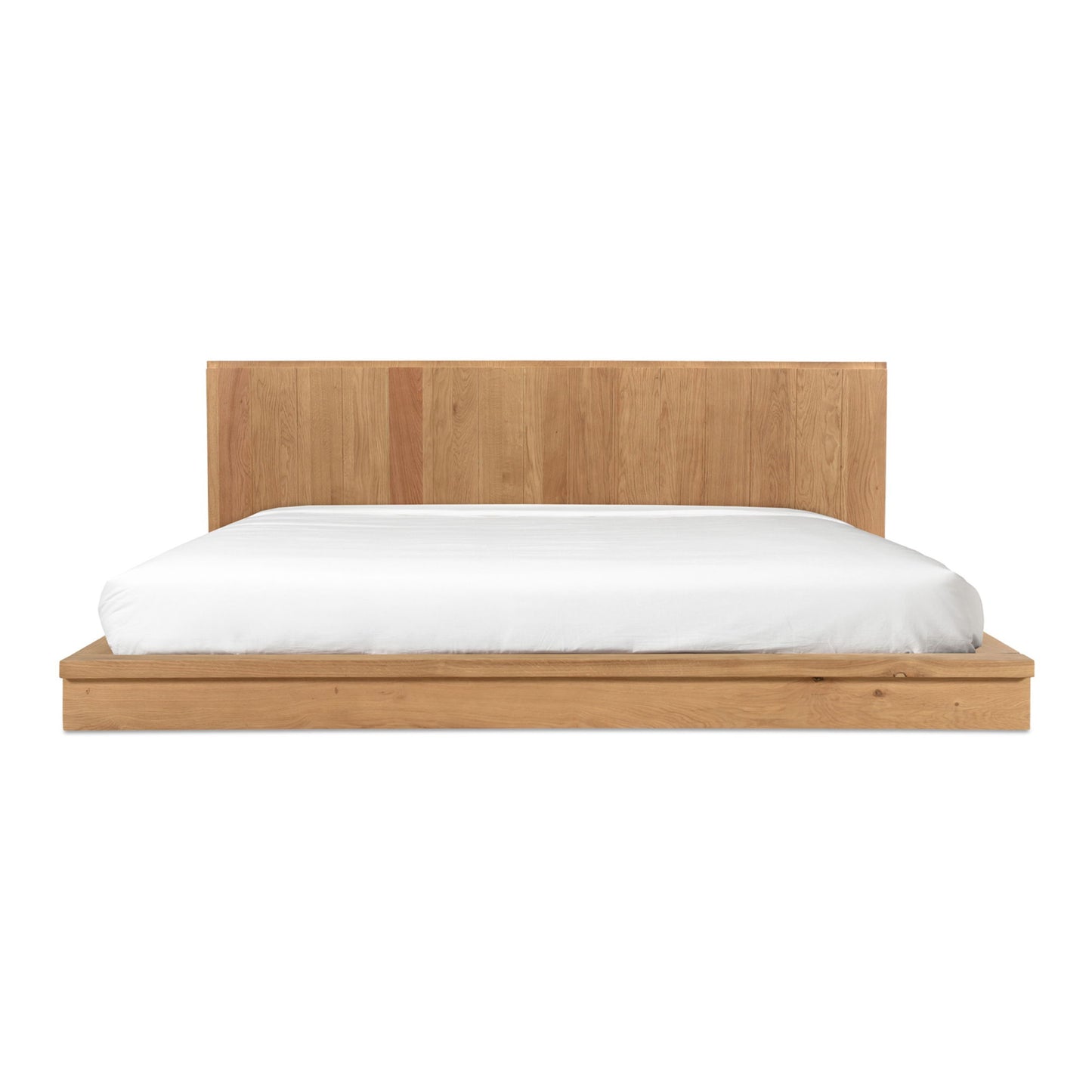 Plank - King Bed - Natural Oak