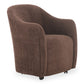 Drava - Rolling Dining Chair - Dark Brown