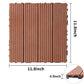 Plastic Interlocking Deck Tiles, Patio Flooring Outdoor Waterproof All Weather Use For Garden Poolside Front / Back Yard