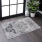 Payas - 2' x 3' Medallion Non-Shedding Living Room Bedroom Dining Home Office Stylish And Stain Resistant Area Rug - Cream / Blue