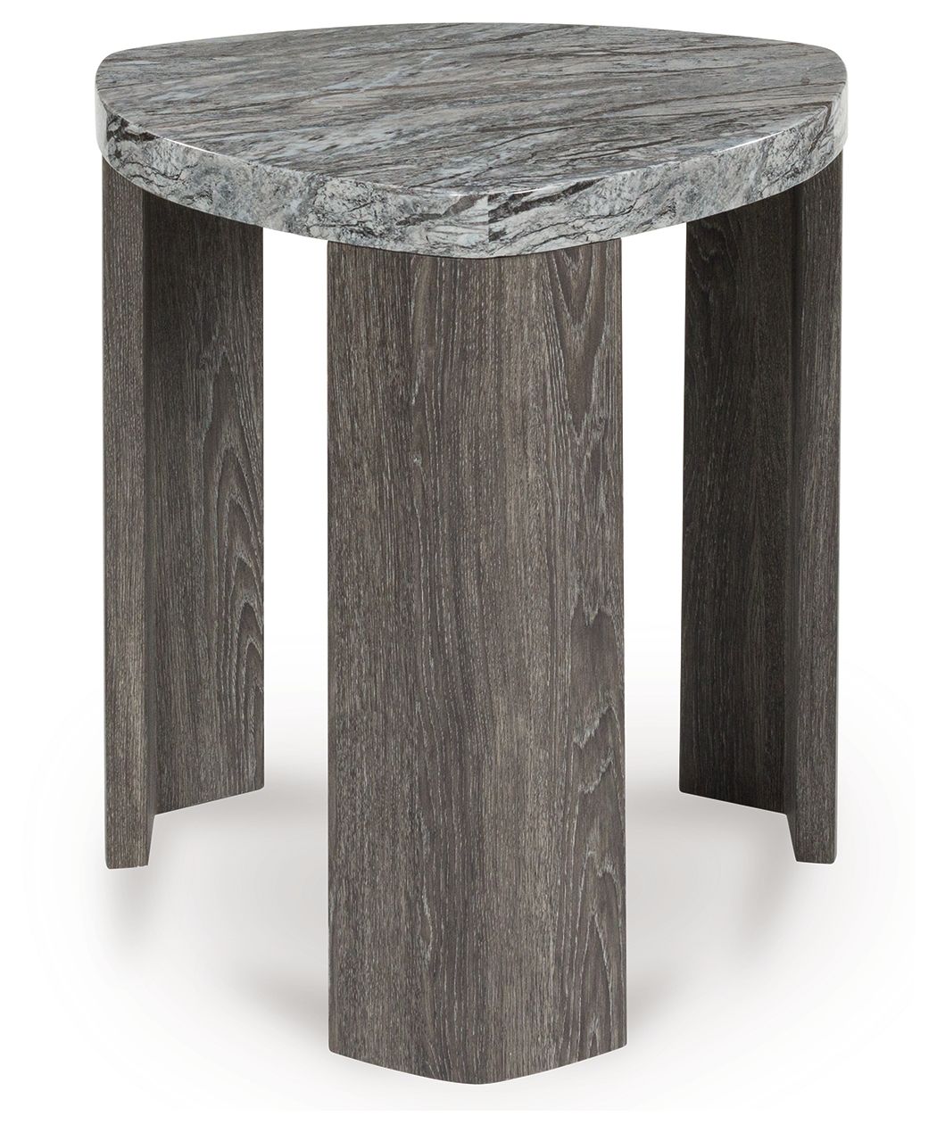 Surmour - Gray / Brown - Triangle End Table