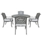 Outdoor Aluminum Dining Set With Cushion