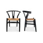 Ventana - Dining Chair Chair (Set of 2) - Black / Natural