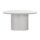 Elika - Faux Plaster Round Dining Table