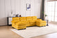 U-Shaped Profile Sofa, Including Two Single Seats And Two Chaise, Modular Sofa, Corduroy Sofa