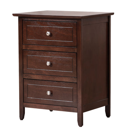 Daniel - 3 Drawer Nightstand