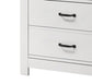 Cassini - 5 Drawer Chest - White