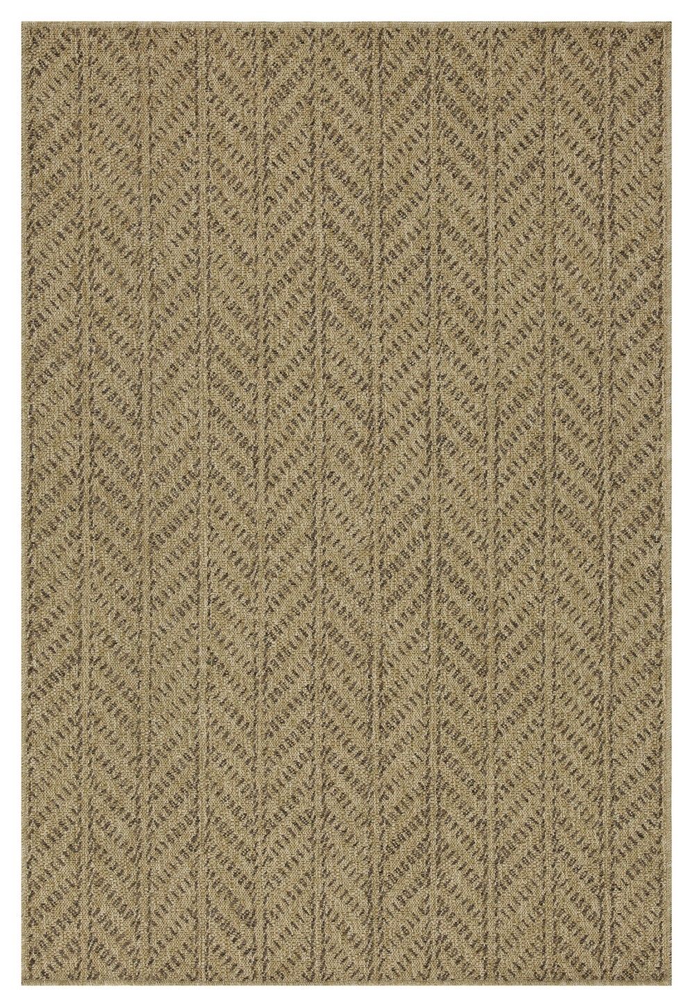 Earth - 5'3" X 7'3" Indoor, Outdoor Area Rug - Natural, Mocha