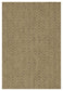 Earth - 2'7" X 7'3" Indoor, Outdoor Area Rug - Natural, Mocha