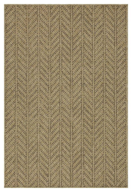 Earth - 5'3" X 7'3" Indoor, Outdoor Area Rug - Natural, Mocha