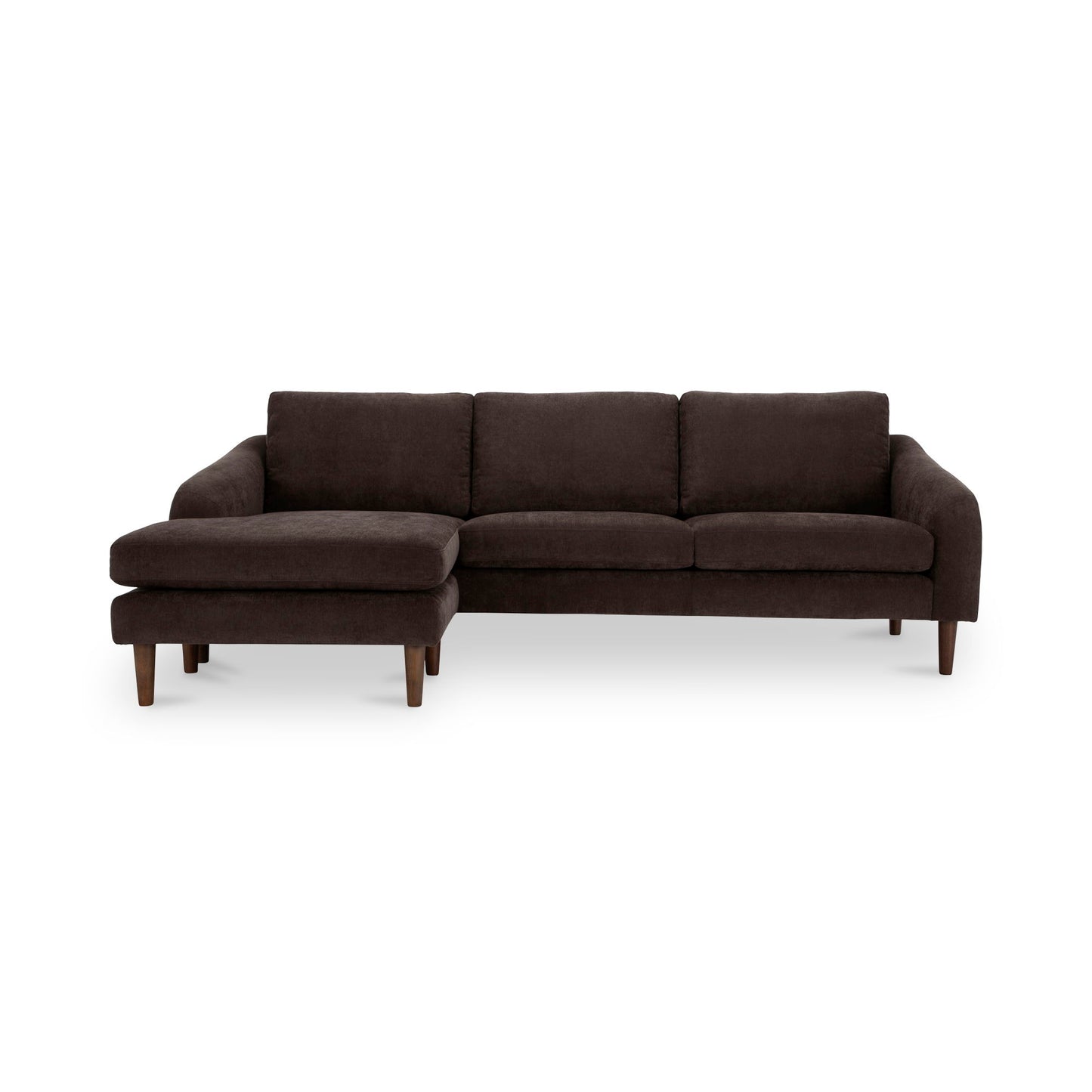 Quinn - Sectional - Dark Brown