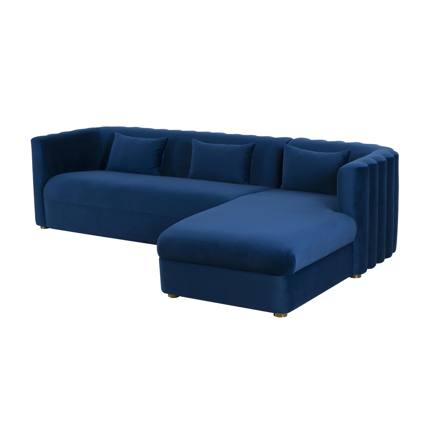 Callie - Velvet Sectional - RAF