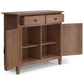 Connaught - Entryway Storage Cabinet - Medium Saddle Brown